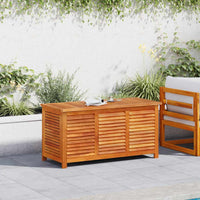 Contenitore Giardino con Feritoia 113x50x56cm Massello Acacia 365841