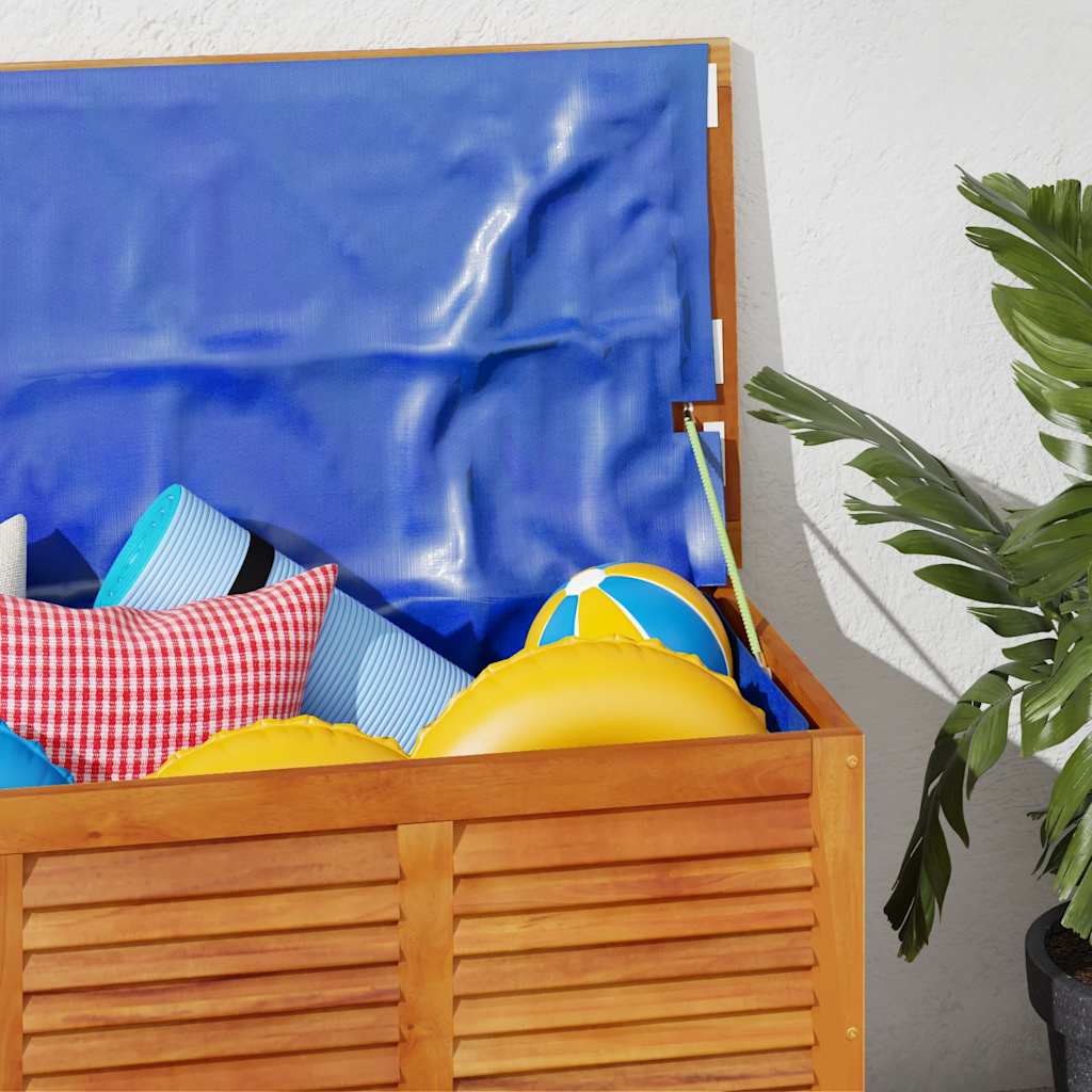 Contenitore Giardino con Feritoia 113x50x56cm Massello Acacia 365841