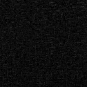 Divano Chesterfield a 2 Posti Nero in Tessuto 372549