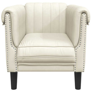 Poltrona Crema in Velluto 372572