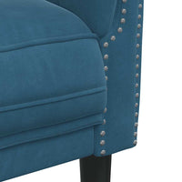 Poltrona Blu in Velluto 372573