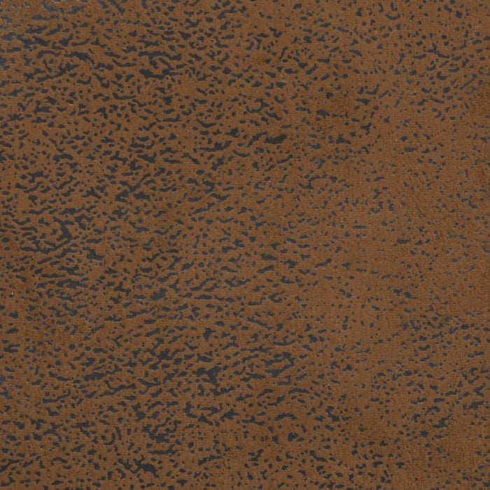 Divano a 3 Posti con Cuscini Marrone in Similpelle Scamosciata 372651