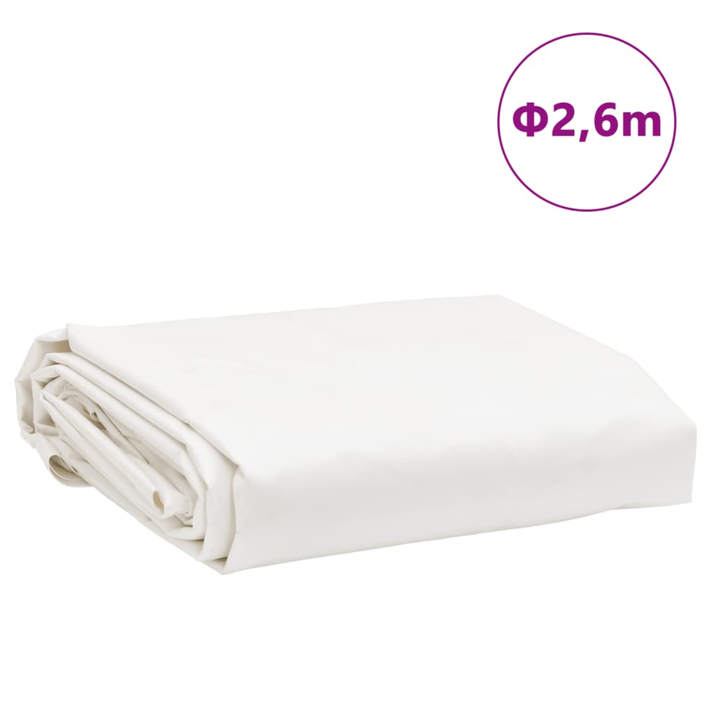 Telone Bianco Ø 2,6 m 650 g/m² 156230
