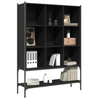 Libreria Nera 102x30x141,5 cm in Legno Multistrato 3214329