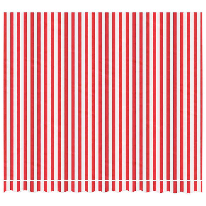 Tessuto di Ricambio per Tenda Strisce Rosse e Bianche 3x2,5 mcod mxl 91950