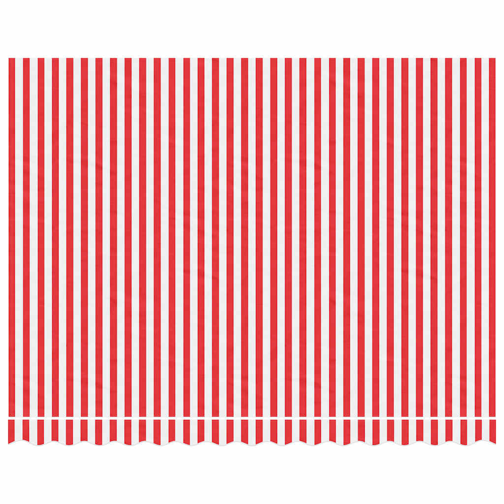 Tessuto di Ricambio per Tenda Strisce Rosse e Bianche 3,5x2,5 m 367715