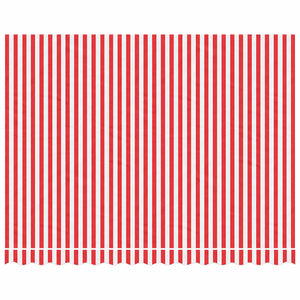 Tessuto di Ricambio per Tenda Strisce Rosse e Bianche 3,5x2,5 m 367715