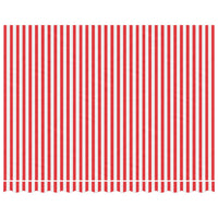 Tessuto di Ricambio per Tenda Strisce Rosse e Bianche 3,5x2,5 mcod mxl 115938