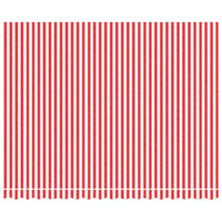 Tessuto di Ricambio per Tenda Strisce Rosse e Bianche 4x3 m 367716