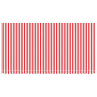 Tessuto di Ricambio per Tenda Strisce Rosse e Bianche 6x3 m 367722