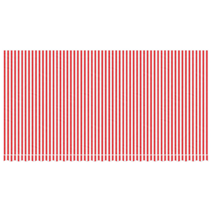 Tessuto di Ricambio per Tenda Strisce Rosse e Bianche 6x3 m 367722