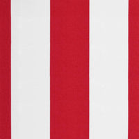 Tessuto di Ricambio per Tenda Strisce Rosse e Bianche 6x3 m 367722