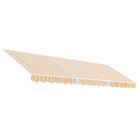 Tessuto di Ricambio per Tenda Strisce Multicolore 4,5x3 m 367728