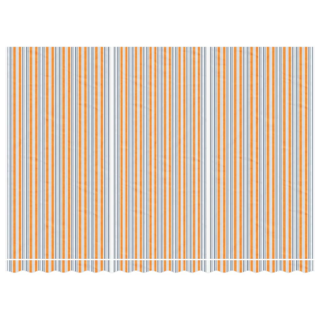 Tessuto di Ricambio per Tenda Strisce Multicolore 4,5x3 m 367728