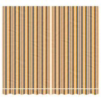 Tessuto di Ricambio per Tenda Strisce Multicolore 3x2,5 m