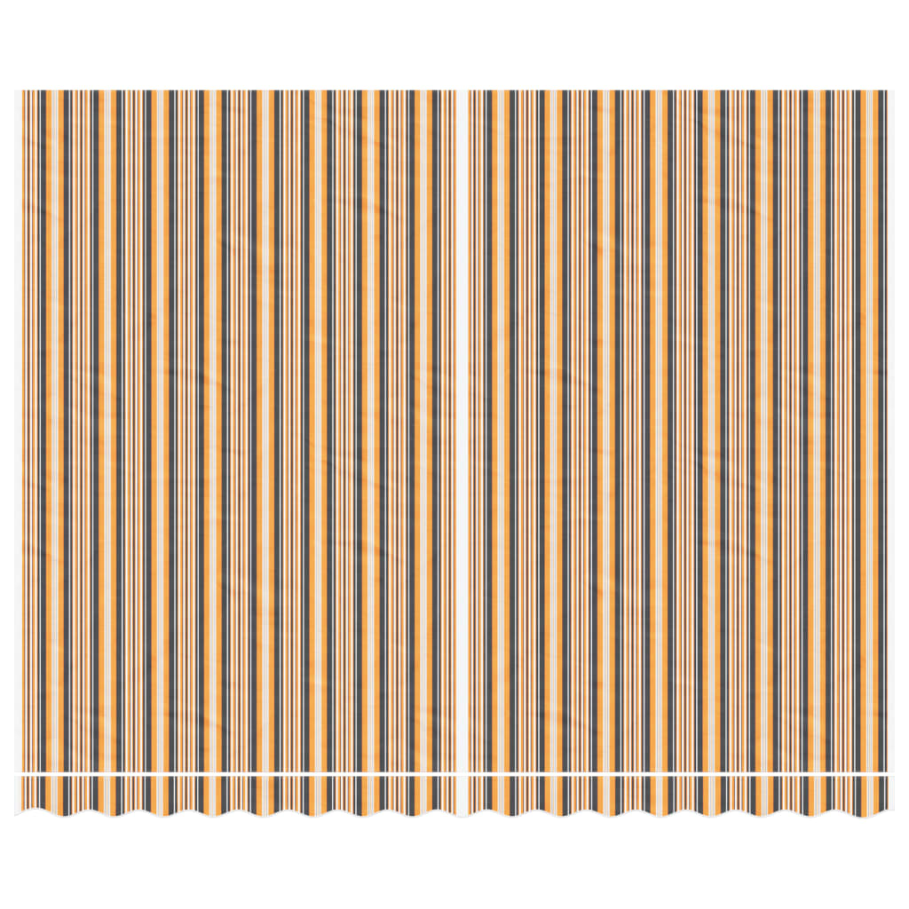 Tessuto di Ricambio per Tenda Strisce Multicolore 4x3 m 367736