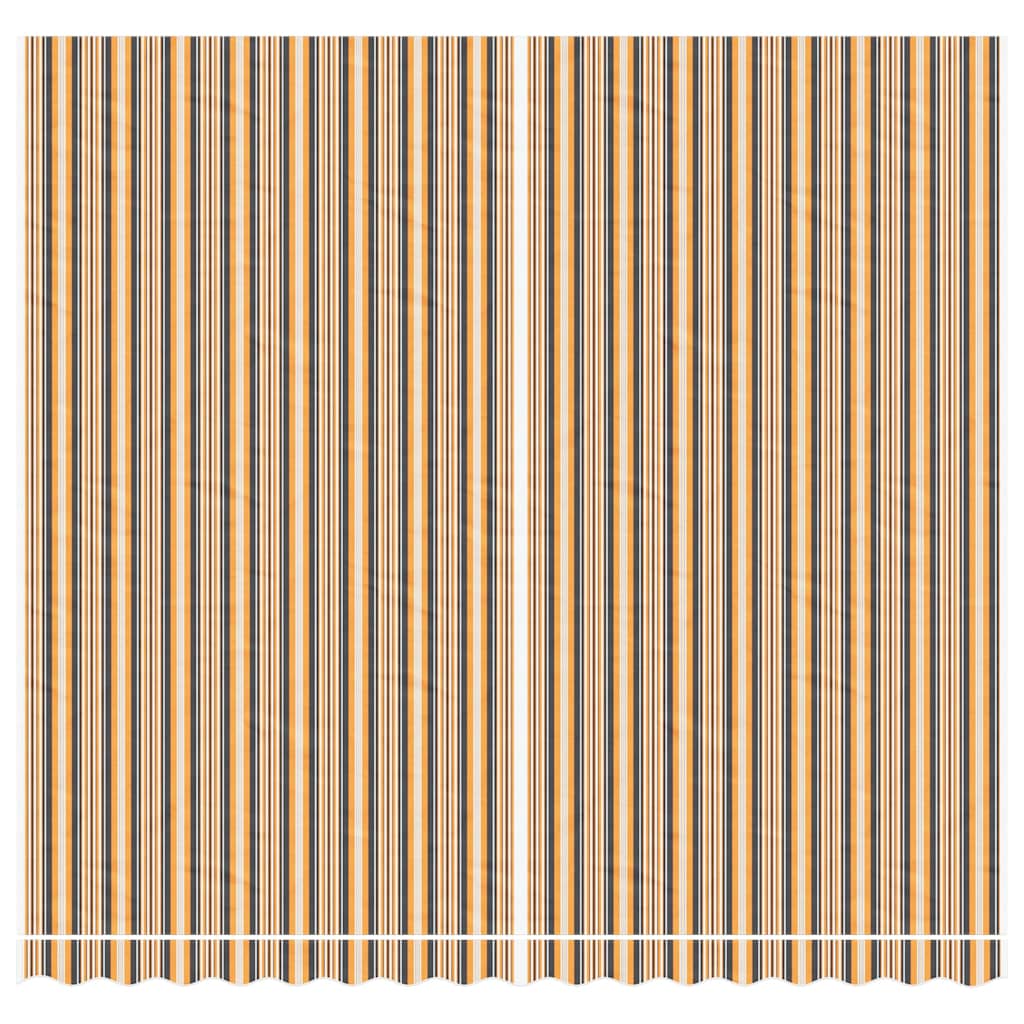 Tessuto di Ricambio per Tenda Strisce Multicolore 4x3,5 m 367737