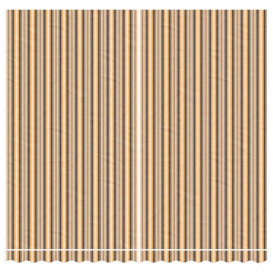 Tessuto di Ricambio per Tenda Strisce Multicolore 4x3,5 m 367737