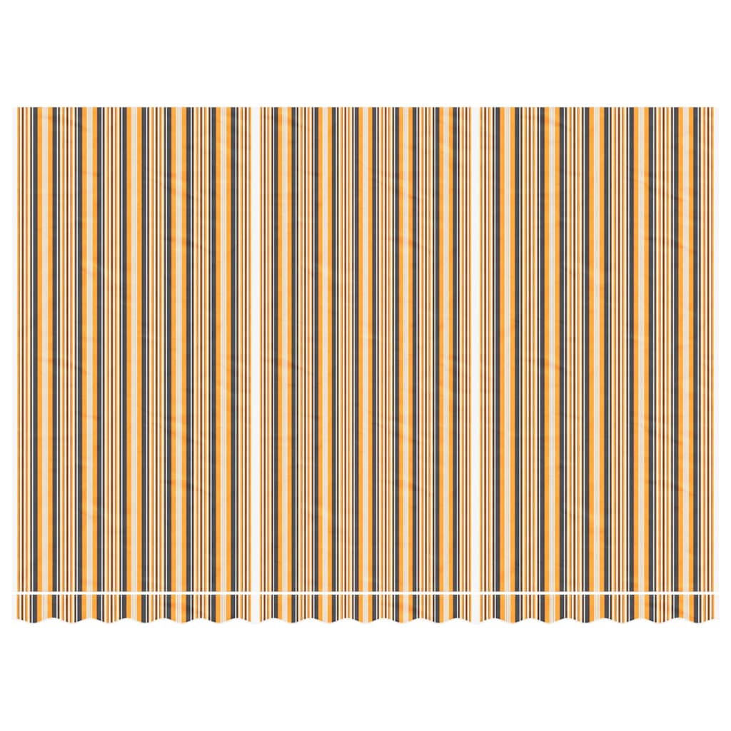 Tessuto di Ricambio per Tenda Strisce Multicolore 4,5x3 m 367738