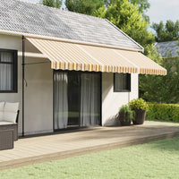 Tessuto di Ricambio per Tenda Strisce Multicolore 5x3 m 367740