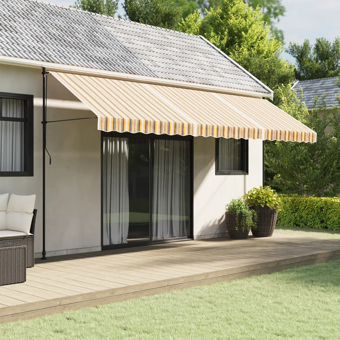 Tessuto di Ricambio per Tenda Strisce Multicolore 5x3 m 367740