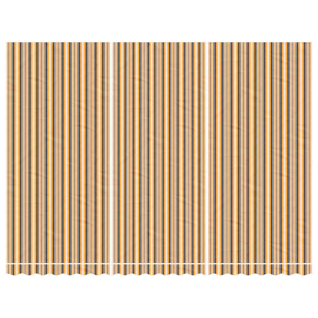 Tessuto di Ricambio per Tenda Strisce Multicolore 5x3,5 m 367741