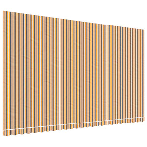 Tessuto di Ricambio per Tenda Strisce Multicolore 6x3,5 m