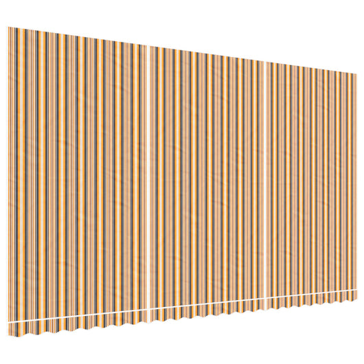 Tessuto di Ricambio per Tenda Strisce Multicolore 6x3,5 m