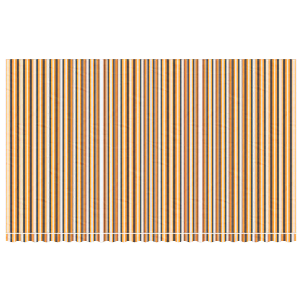Tessuto di Ricambio per Tenda Strisce Multicolore 6x3,5 m