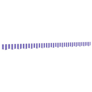 vidaXL Tessuto Ricambio per Mantovana da Tenda Righe Blu e Bianche 4 m