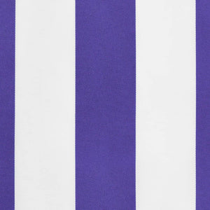 Tessuto Ricambio per Mantovana da Tenda Righe Blu e Bianche 6m 367749