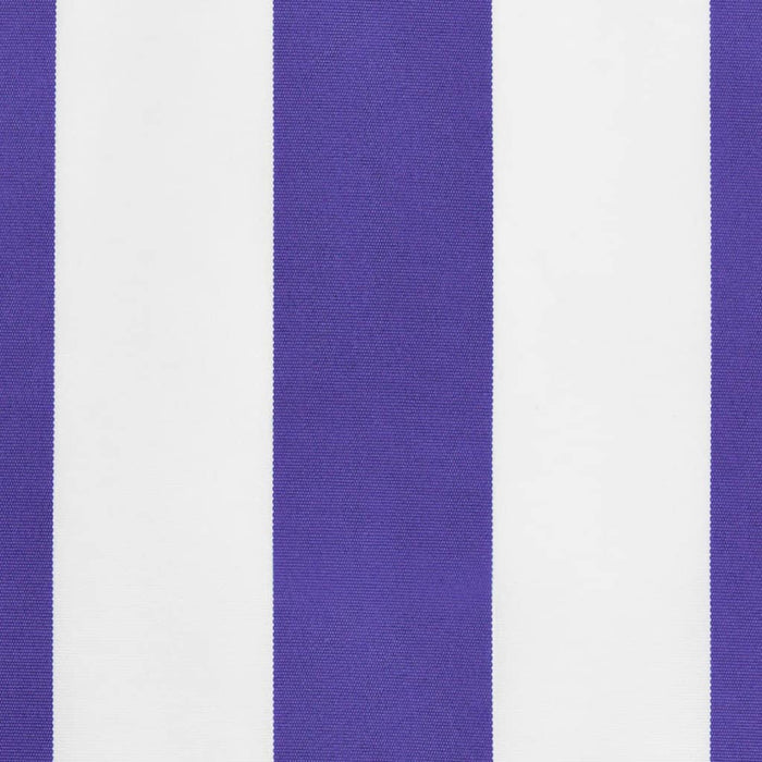 Tessuto Ricambio per Mantovana da Tenda Righe Blu e Bianche 6m 367749