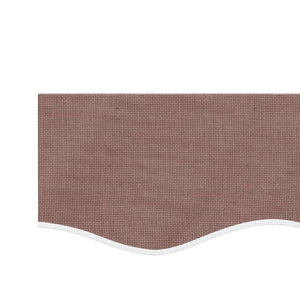 Tessuto di Ricambio per Mantovana da Tenda Strisce Marroni 3,5m 367781