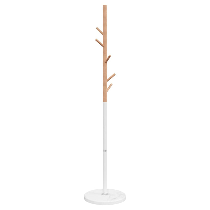 Appendiabiti Bianco 172 cm in Ferro Verniciato a Polvere