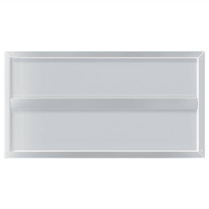 Mensole a Muro 2 pz 75x40x3 cm Argento in Acciaio Inossidabile 30281