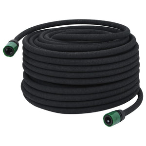 Tubo di Irrigazione da Giardino Nero 0,6" 50 m in Gomma 155872