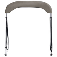 Bimini di Prua con Tendalino 2 Archi Grigio 150x120x110 cm