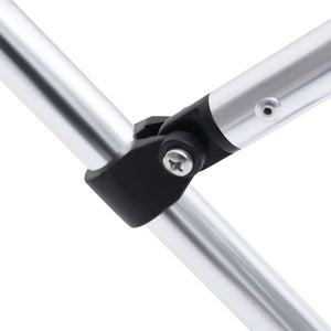 Bimini di Prua con Tendalino 2 Archi Nero 180x150x110 cm