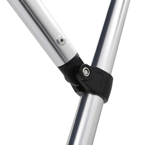 Bimini di Prua con Tendalino 4 Archi Grigio 243x210x137 cm