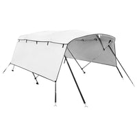 Bimini di Prua con Pareti Laterali 4 Archi 243x(200-213)x137cm