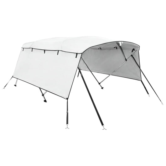 Bimini di Prua con Pareti Laterali 4 Archi 243x(230-244)x137cm