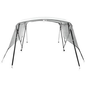 Bimini di Prua con Pareti Laterali 4 Archi 243x(230-244)x137cm