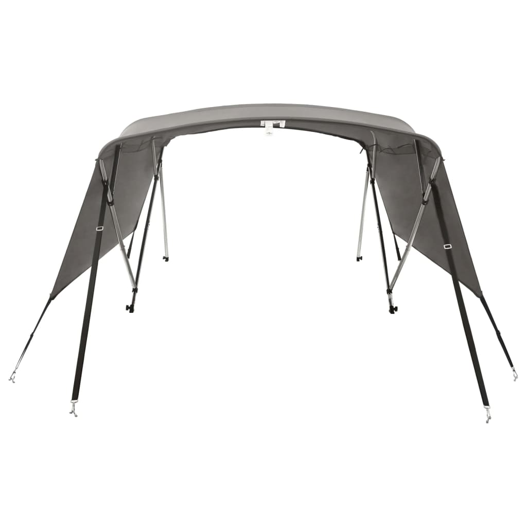 Bimini di Prua con Pareti Laterali 4 Archi 243x(230-244)x137cm