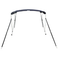 Bimini di Prua Pareti Laterali Rete 3 Archi 183x(170-182)x137cm