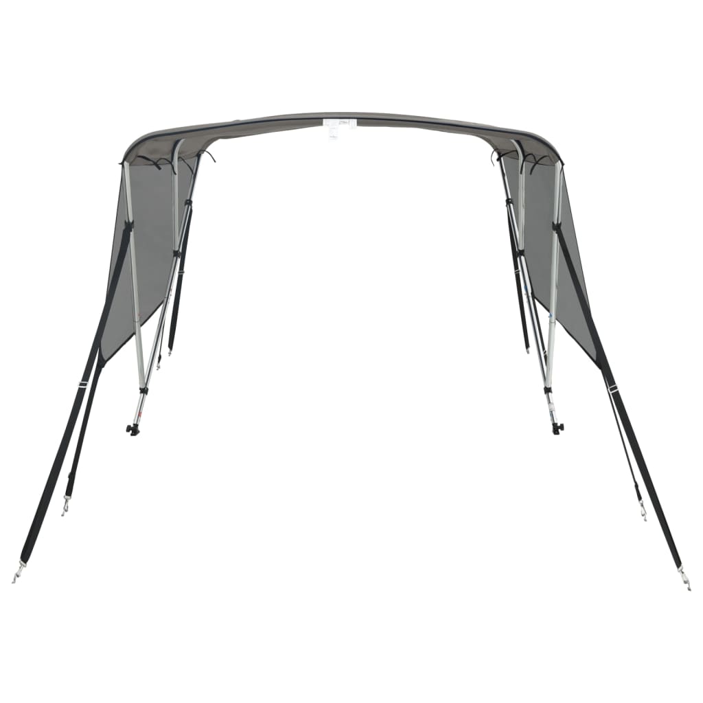 Bimini di Prua Pareti Laterali Rete 3 Archi 183x(185-198)x137cm