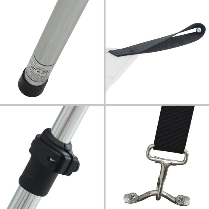 Estensione Tendalino a T Bianco 170x208x(115-183) cm 94865