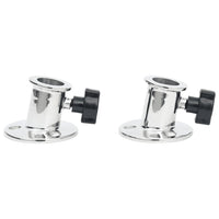 Basi Rotonde Bimini per Tubo 26 mm 2 pz in Acciaio Inossidabile 94868