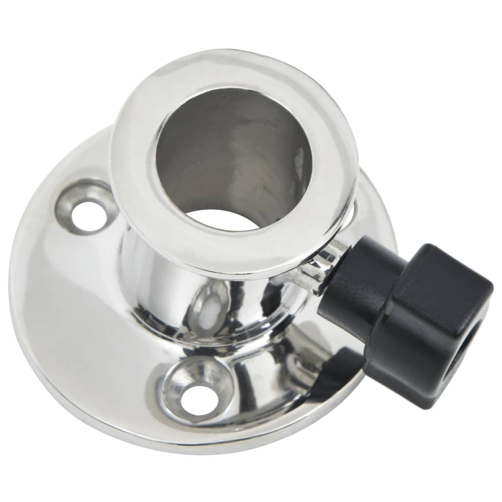 Basi Rotonde Bimini per Tubo 26 mm 2 pz in Acciaio Inossidabile 94868