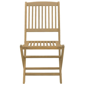 Sedie Giardino Pieghevoli 6 pz 54,5x58x90 cm Massello Acacia 3214232