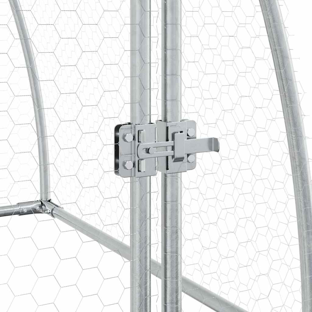 Gabbia per polli Silver 100 x 105 x 120 cm acciaio zincato Silver 02_0041665